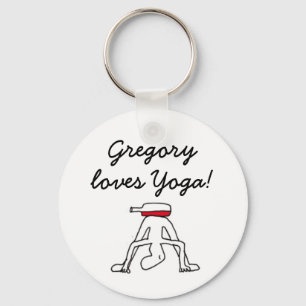 Chaveiro Crachá Branco Yoga for Winelovers