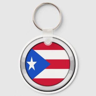 Chaveiro Crachá de Puerto Rico