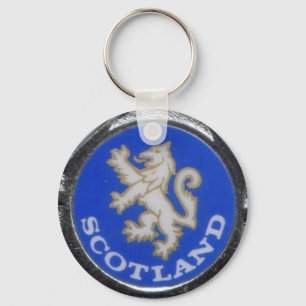 Chaveiro crachá de scotland do vintage