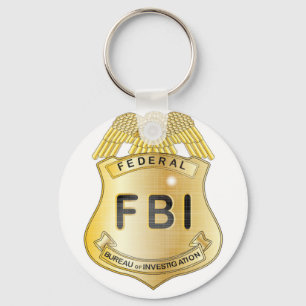 Chaveiro CRACHÁ do FBI