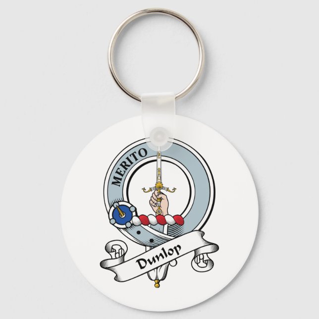 Chaveiro Crachá Dunlop Clan (Frente)