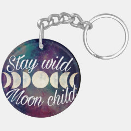 Chaveiro crachá Wild Moon Child linha GeminiMoon