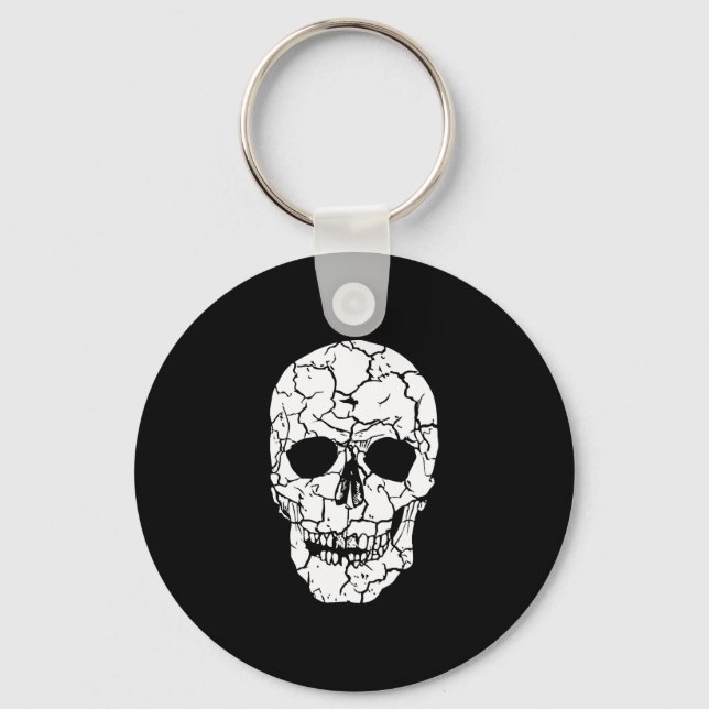 Chaveiro Crânio de Halloween (Frente)
