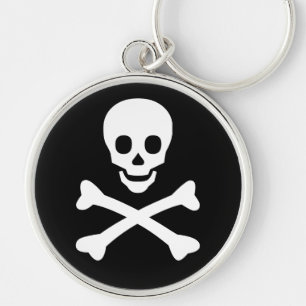 Chaveiro Crânio e Crossbones