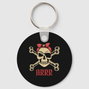 Chaveiro Crânio Pirata Com Aterro E Ndana