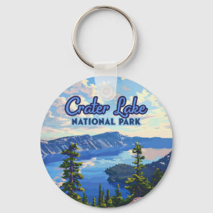 Chaveiro Crater Lake National Park Oregon Retro