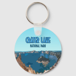 Chaveiro Crater Lake National Park Oregon Vintage