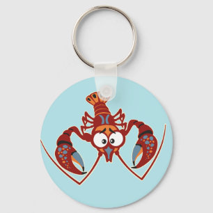Chaveiro crayfish cartoon