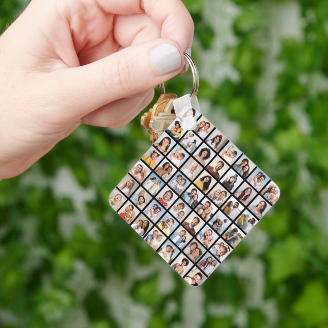 Chaveiro Create Your Own 49 Photo Collage (Mão)