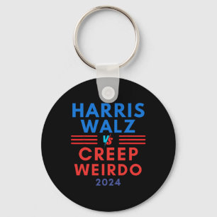 Chaveiro Creep Vs Harris Waltz Funny Kamala WAlzheimer