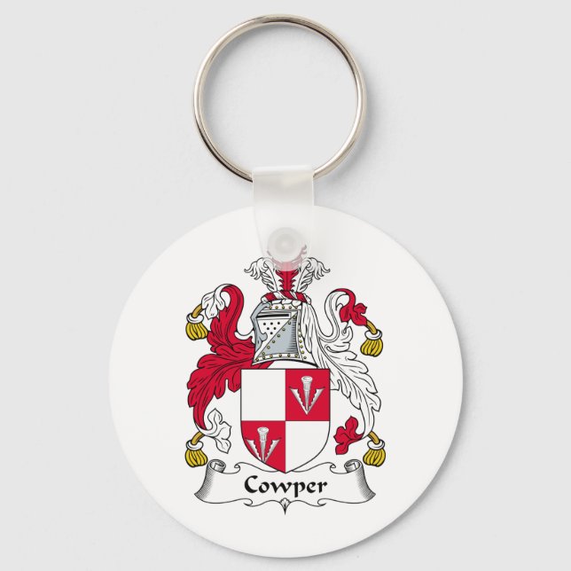Chaveiro Crest da Família Cowper (Frente)
