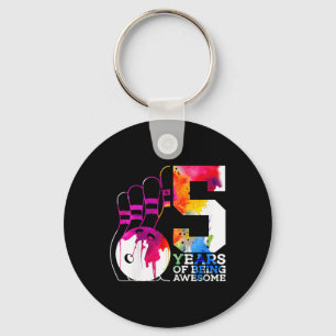 Chaveiro Crianças 5 anos sendo 5 de Boliche de  incrível