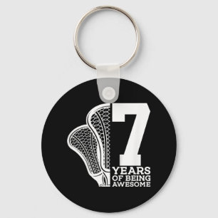 Chaveiro Crianças: 7 anos de ser incrível Lacrosse 7 Birthd