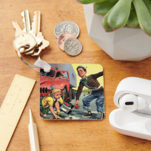 Chaveiro Crianças Antigas, Patrulha de Segurança Infantil A