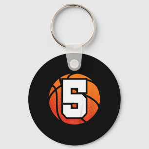 Chaveiro Crianças Basquete Aniversário 5 Número Cinco Anos 