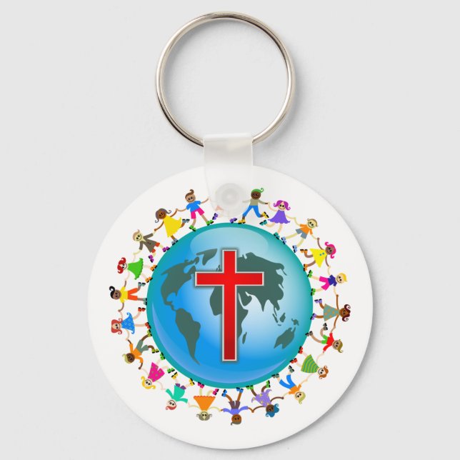 Chaveiro Crianças Cristãs (Frente)