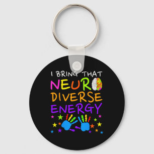 Chaveiro Crianças da Neurodiversidade Meninos Autismo Sensi
