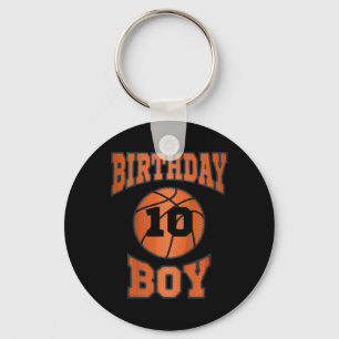Chaveiro Crianças de 10 de 10 de dez anos feliz aniversário