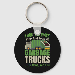 Chaveiro Crianças do reciclagem Engraçado Garge Truck Toddl