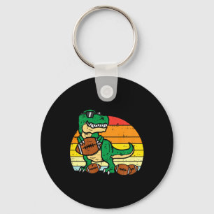 Chaveiro Crianças Futebol Americano Trex Dinossauro Retro M