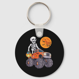 Chaveiro Crianças Halloween Skeleton Monster Truck Engraçad