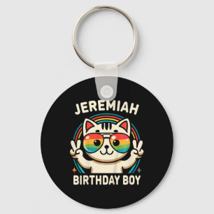 Chaveiro Crianças: Jeremiah Birthday Boy Cat
