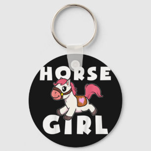 Chaveiro Crianças Meninas Cute Horse Girl Pony Maid Gallop
