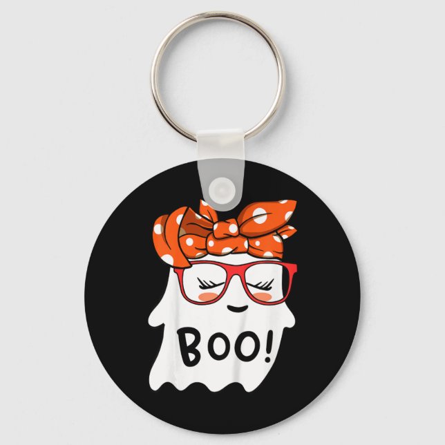 Chaveiro Crianças Meninas Toddler Feliz Fantasma De Hallowe (Frente)