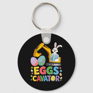 Chaveiro Crianças Meninos Eggscavator Construção de Caça de