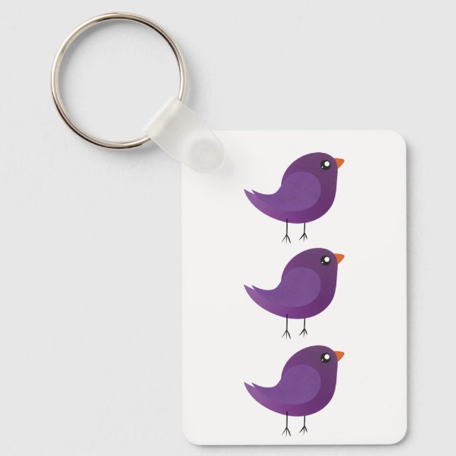 Chaveiro Crianças, passarinho fofo (Frente)