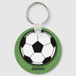 Chaveiro Crianças Personalizadas Chave de Bola de Futebol