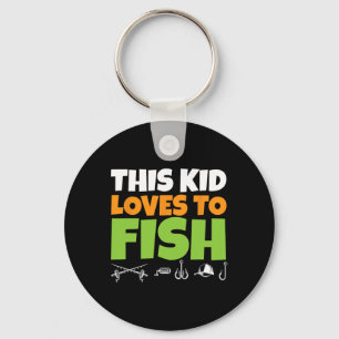 Chaveiro Crianças Pescando I Essa Criança Ama Pescar I Aman