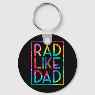 Chaveiro Crianças Rad Como Papai Tie Dye Engraçado Dia Dos