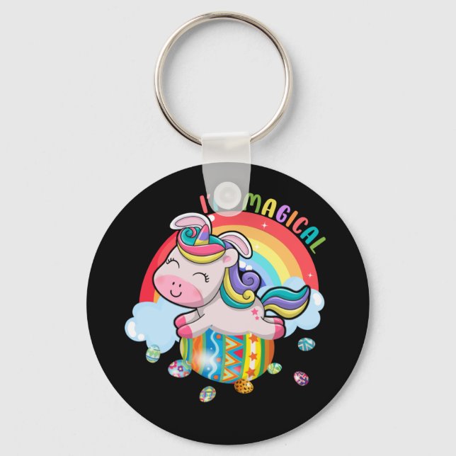 Chaveiro Crianças Unicorn Ovo Páscoa Magia (Frente)