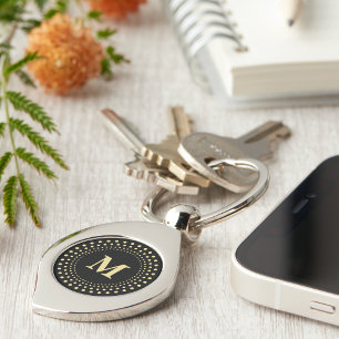Chaveiro Criar o preto Dourado preto personalizado metal gi
