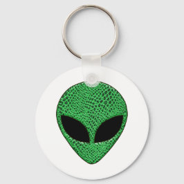 Chaveiro Criatura Reptiliana Alienígena Verde