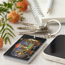 Chaveiro Criaturas Míticas Jogando Pôquer