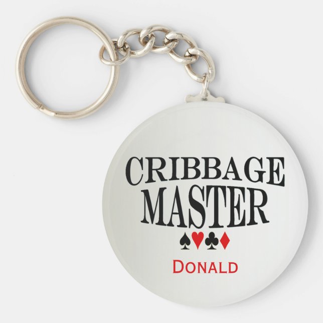 Chaveiro Cribbage Master Personalizado (Frente)