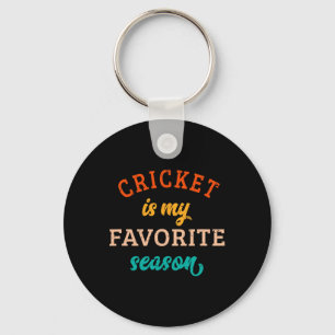 Chaveiro Cricket É Minha Estação Favorita Amante de Cricket