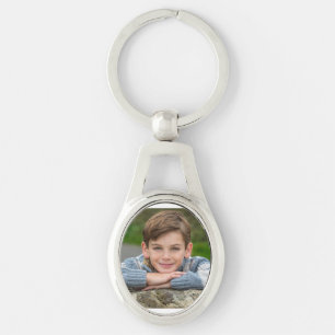 Chaveiro Crie a Foto do Seu Filho Personalizada Imagem Dupl