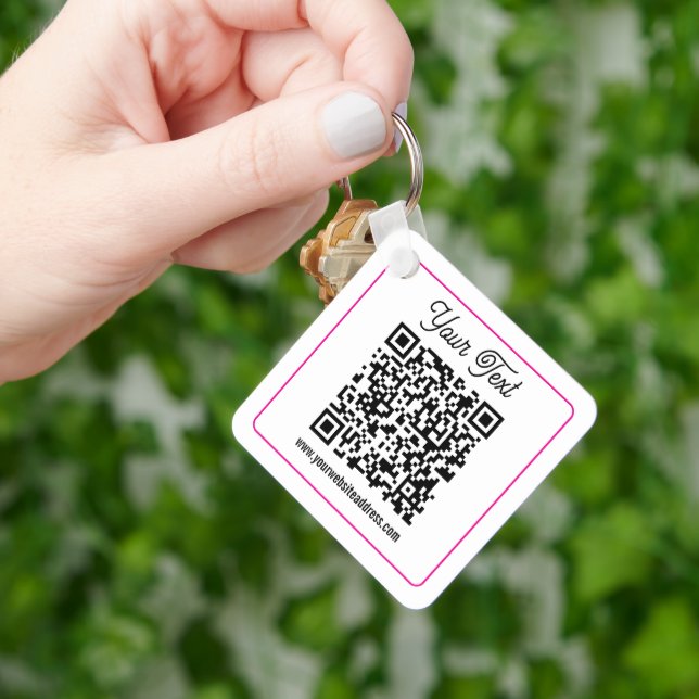 Chaveiro Crie instantaneamente um código QR escaneável para (Mão)