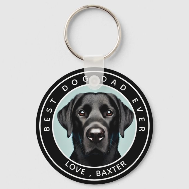 Chaveiro Crie Personalizada A Foto Do Seu Cão De Pet (Frente)