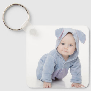 Chaveiro Crie Seu Próprio Foto Moderno Personalizado de Cri