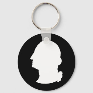 Chaveiro Crie seu próprio George Washington Silhouette