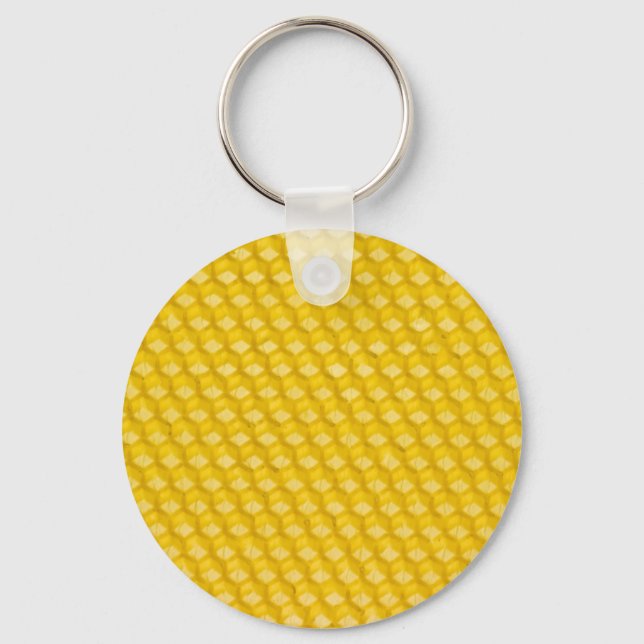 Chaveiro Crie seu próprio Modelo personalizado de Honeycomb (Frente)