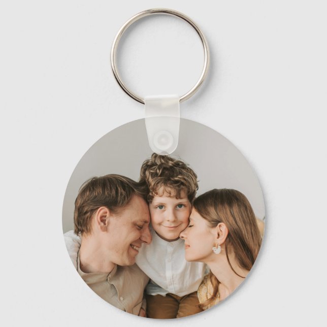 Chaveiro Crie Sua Própria Foto Imagem Personalizada DIY  (Frente)