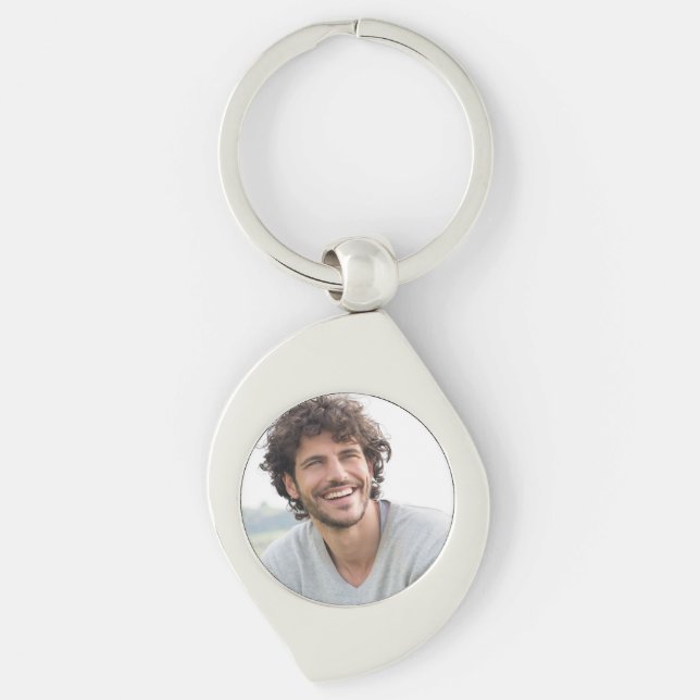 Chaveiro Crie sua própria foto personalizada (Frente)