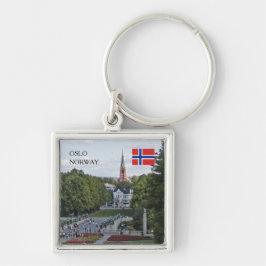 Chaveiro Crie sua própria foto viagem da Noruega personaliz