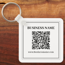 Chaveiro Crie um código QR escaneável | Preto & Branco