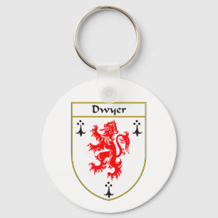 Chaveiro Crista da brasão/família de Dwyer